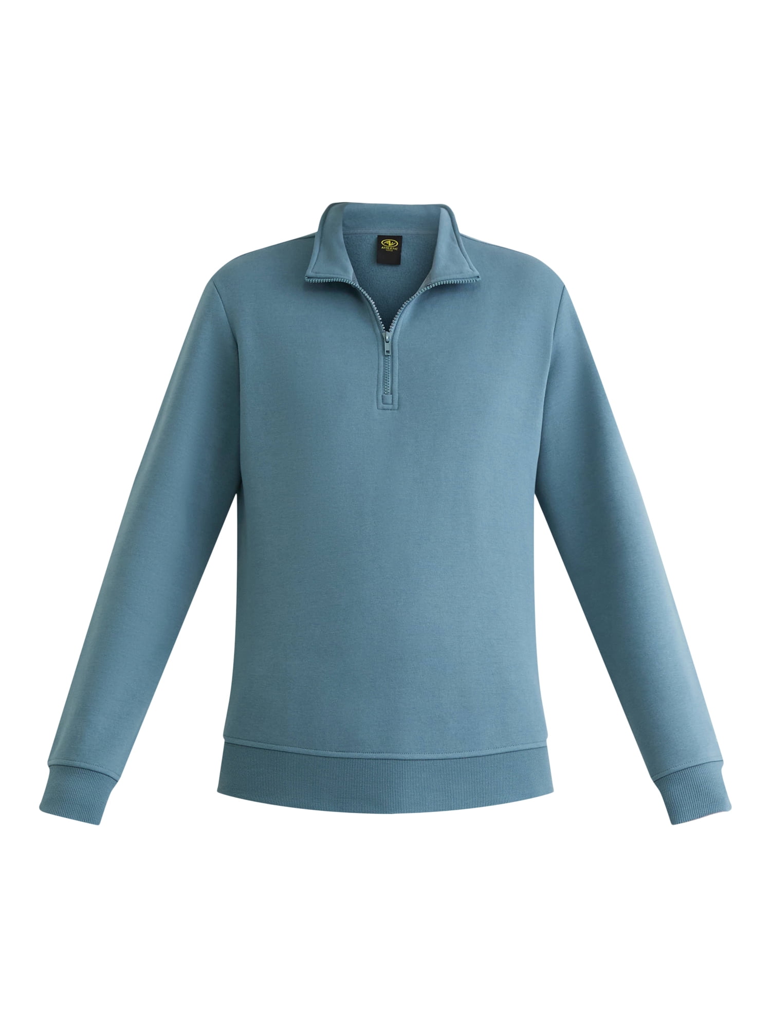 Athletic Works Men's Active Fleece Quarter Zip Sweatshirt, Size XS-5XL