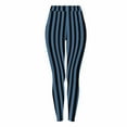 thumbnail image 3 of BiZtdJrK Buttery Soft Leggings for Women Vertical Striped Print High Waist Halloween Tights Stretch Gym Yoga Pants Multicolor L, 3 of 10