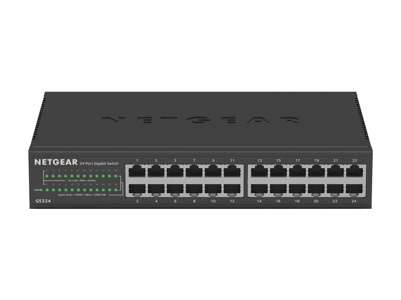 NETGEAR 24-Port Gigabit Ethernet Unmanaged Switch (GS324)