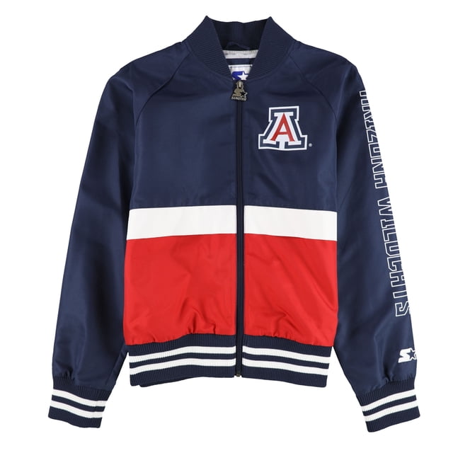 STARTER Mens University Of Arizona Bomber Jacket uaz M