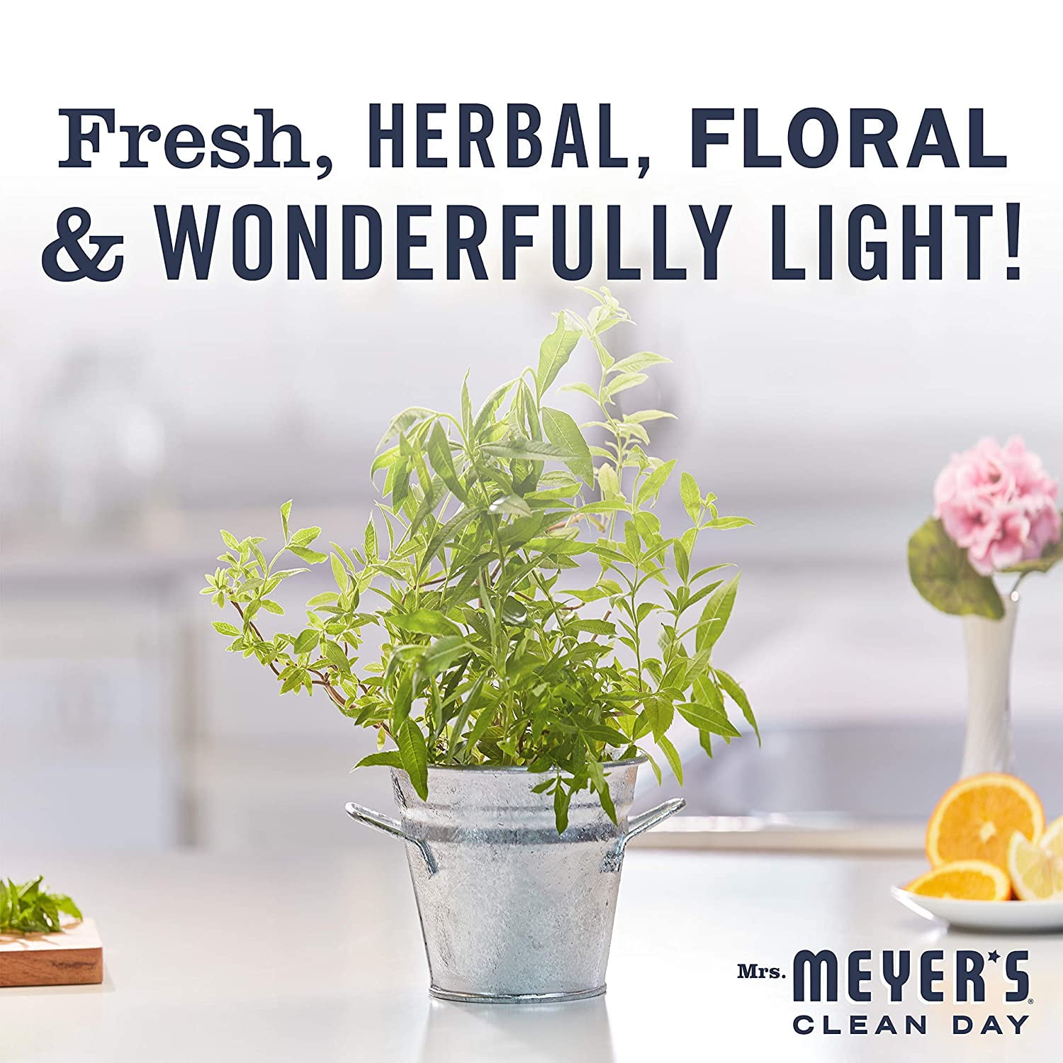 Mrs. Meyer's Liquid Hand Soap Refill Lemon Verbena, 33 Fl Oz (Pack of 6)