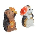 thumbnail image 4 of Hedgehog Ornament, Synthetic Resin Cute Durable Multiple Use Hedgehog Figurines  for Bedroom for Study, 4 of 8