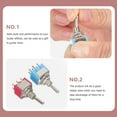 thumbnail image 4 of ifundom 4Pcs Portable Guitar Foot Pedal Buttons for Replacement Effector and Amplifier Accessories, 4 of 6