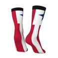 thumbnail image 5 of Women Colorful Crew Socks Flag Of Liberian Novelty Fun Socks For Mens, 5 of 7