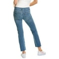 thumbnail image 2 of DL1961 womens  Mara Light Distressed Ankle Straight Jean, 33, Blue, 2 of 3