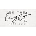 thumbnail image 2 of Jaxn Blvd. 24x14 White Modern Wood Framed Museum Art Print Titled - Be the Light, 2 of 4