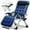 Blue, variant on Slsy Zero Gravity Chair, Folding Adjustable Reclining Lounge Chair with Cushion, Headrest and Cup Holder, Supports up to 440lbs