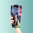 thumbnail image 3 of Happy New Year Scottish Fold Family Cheer Winter Midnight Firework 30oz Stainless Steel Tumbler Insulated Cup with Lid Cat Lover Kitten Owner Gifts - 02025, 3 of 5