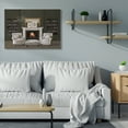 thumbnail image 5 of Stupell Industries Modern Living Room Interior Design White Green Painting Canvas Wall Art by Ziwei Li, 5 of 5