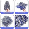 thumbnail image 3 of 24 Pack Metallic Cheerleading Pom Pom 12 Inch Cheerleader Pom Poms With Baton, 3 of 5