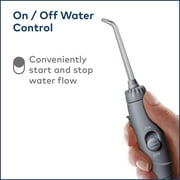 Waterpik Water Flosser Electric Dental Countertop Professional Oral Irrigator For Teeth, Aquarius, WP-667 Modern Gray