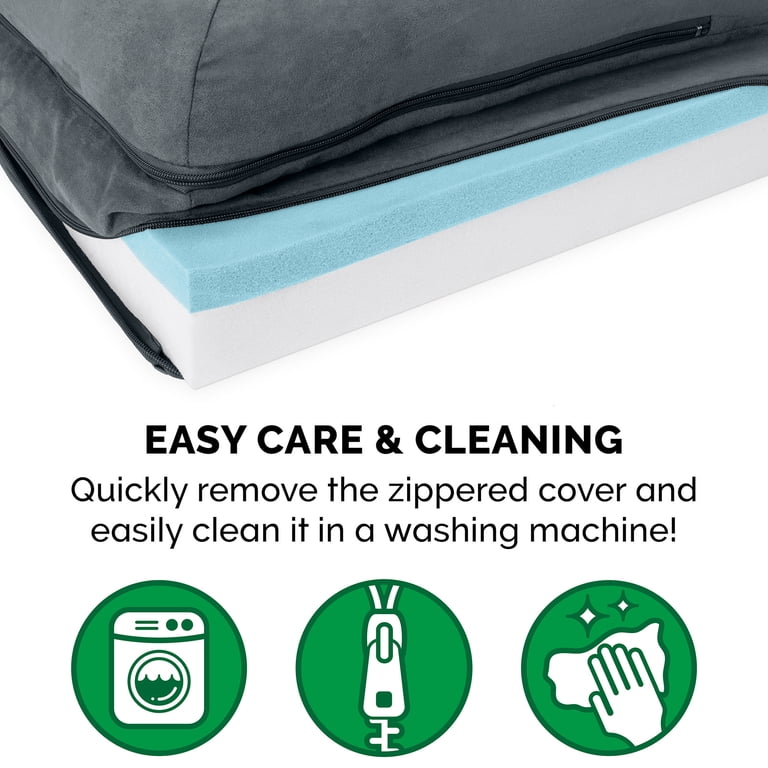 Cooling Gel Orthopedic Chaise Dog Bed, Jumbo Plus photo 4