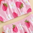 thumbnail image 6 of MEZZALL Girls Toddler Girl Swimsuits Baby Girl Floral Bathing Suit Bikini Sets Swimwear 3 Piece Summer Beach Outfit Tops Shorts Hat Tropical Beachwear, 6 of 7