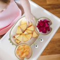 thumbnail image 5 of Juego de platos de alimentación de bebé, vajilla de alimentación con succión de silicona de cangrejo de dibujos animados, sin Bpa, antideslizante, tazón de comida para niños pequeños, 5 of 5