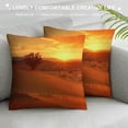 thumbnail image 3 of Orinice Sunset Lone Tree Graphic Decorative Throw Pillow Cover for Home, Couch, Living Room, Bed, Sofa - Aesthetic Autumn Decor - 1PC 18x18in, 3 of 5