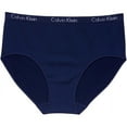 thumbnail image 4 of Calvin Klein Women's Stretch Seamless Modern Brief 3-Pack Panties  (Blue/Navy/Pink, XL), 4 of 5