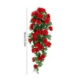 thumbnail image 3 of Iumwxz Fall Wreaths for Front Door Artificial Rose Garland 2 Pack 36 Inch Fake Roses Hanging Floral Decor Wedding Home Party Arrangement Fall Door Wreath Autumn Wreath Christmas Wreath, 3 of 7
