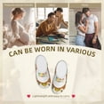 thumbnail image 7 of KLL World Travel3 Pattern Adult Unisex Cozy Slippers,Fuzzy Slip-on Slippers TPR Sole Slippers Comfort Plush Home Footwear for Indoor & Outdoor-8, 7 of 7