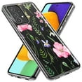 thumbnail image 2 of MUNDAZE Samsung Galaxy A52 Shockproof Clear Hybrid Protective Phone Case Spring Pastel Wild Flowers Summer Classy Elegant Cover, 2 of 5