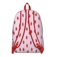 thumbnail image 3 of Sac à Dos de Voyage Motif Baies Rouges Kawaii, Imprimé Fraise Mignon, Sac de Jour Décontracté avec Transport Confortable pour Activités Extérieures, 3 of 3