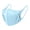 Blue, variant on Ice Silk Face Mask for Women - 3D Bow Design, Breathable, Soft, Fashionable, Lightweight, Perfect for Daily Use, Party, Work,Black
