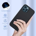 thumbnail image 6 of Entronix Silicone Soft Case Designed for iPhone 12 Pro Max Shockproof Durable Slim Fit, Black, 6 of 6