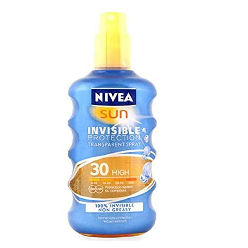 eetbaar Intact kwaadheid de vrije loop geven NIVEA Sun Screen, Sun Protect & Refresh Invisibile Cooling Sun Spray (SPF 30),  200ml (Packaging May Vary) - Walmart.com