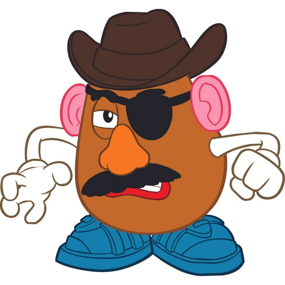 Mr. Potato Head Cartoon Characters Decors Wall Sticker Art Design Decal for Girls Boys Kids Room Bedroom Nursery Kindergarten House Home Decor Stickers Wall Art Vinyl Decoration (40x35 inch)