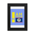 thumbnail image 1 of I Am From Belize Art Deco Fashion Desktop Photo Frame Picture Display Art Painting Exhibit, 1 of 3