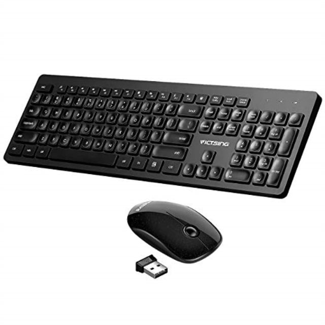 wireless keyboard and mouse comb, quiet keyboard and silent mouse set