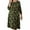 B6-Yellow Leaves Rose, variant on Womens Plus Wear-to-Work Dresses Dark Brown 3X Casual Dress 3/4 Sleeves Midi Dress Boat Neck Flowy Dress with Pockets