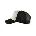 thumbnail image 2 of Gravity Threads Varsity Initial Youth Trucker Hats - Black/White - M, 2 of 3