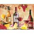 thumbnail image 2 of Gorham, Gregory 18x15 White Modern Wood Framed Museum Art Print Titled - Festive Wines III, 2 of 4