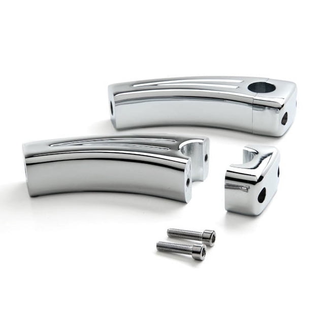Krator 4.5" Chrome Bike Handlebar Pullback Risers 7/8" Compatible with Honda Scrambler CL 100 175 200 350 450