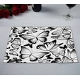 thumbnail image 2 of EREHome beautiful butterflies Placemat Table Mat Cup Mat 12x18 inch,Set of 2, 2 of 2
