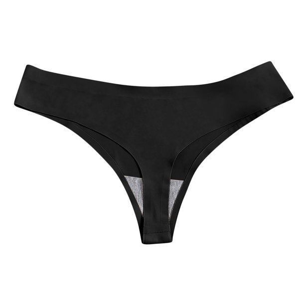 Gibobby Tangas de mujer ilusion Nuevos calzoncillos sexy transpirables de cintura para mujer(Negro,Talla única)