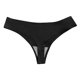 thumbnail image 1 of Gibobby Tangas de mujer ilusion Nuevos calzoncillos sexy transpirables de cintura para mujer(Negro,Talla única), 1 of 3