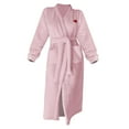 thumbnail image 4 of Ihph7 Fluffy Robe Plush Robes for Women Long Robes for Women Fluffy Bathrobe Spa Robe for Women Full Length Robe Warm Robes for Women Towel Robe Pink XXL, 4 of 4