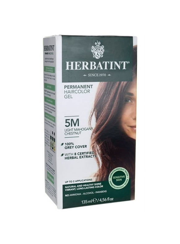 Herbatint Permanent Haircolor Gel 5M Light Mahogany Chestnut 1 Box