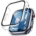 thumbnail image 1 of Yanonmyfd 2 Unidades Funda para Apple Watch SE 3/2/1 /Series 6 5 4 40mm con Protector de Pantalla, Completa Vidrio Templado Protectora, [Resistente a Rasguños] Cover - Negro, 1 of 24