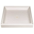 thumbnail image 1 of Mustee 3636M Durabase Fiberglass 36-Inch x 36-Inch Shower Base, White, 1 of 1