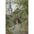 thumbnail image 3 of Edward Theodore Compton 11x14 Black Modern Framed Museum Art Print Titled - Augustiner Brau and Kloster Mulln, 3 of 5