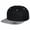 Black/ Silver, variant on Yupoong Mens The Classic Premium Snapback 2-Tone Cap