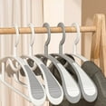 thumbnail image 2 of Household Non-slip Hanger, Thick And Wide Shoulder Plastic Drying Rack, Used To Hang Clothes Wholesalers, 2 of 9