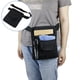 thumbnail image 5 of Riñonera para herramientas de jardinería, bolsa para dinero en la cintura para camarero de restaurante con soporte para lápiz con cinturón ajustable y soporte para cheques (negro), 5 of 5