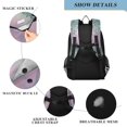thumbnail image 4 of FORMRS Unisex School Backpack 17" Student Travel Bag with Laptop Compartment, Purple Forest Scene, 4 of 7