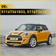 thumbnail image 5 of Sun Visor Vanity Mirror Cover Makeup For 2007-2014 BMW Mini Cooper R55 R56 R57 R58 R59 R60 R61, 5 of 9
