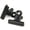 Black, variant on Small Bulldog Paper Clips White, 30 Pack 0.87 Inch Metal Mini Binder Bull Clips Money Clamps for Tags Bags, Shops, Office and Home Kitchen (22mm)