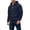 D488/Navy, variant on Afdoent Hoodies for Men Knit Pullover Hoodie Solid Color Long Sleeve Hooded Sweatshirt Casual Streetwear