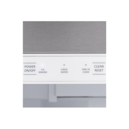 GE - 15" 26-Lb. Freestanding Ice maker with Gourmet Clear Ice - Custom Panel Ready